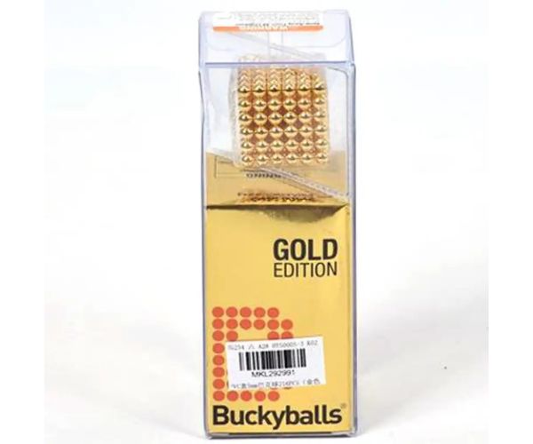Zlaté magnetické guličky 5mm 216ks