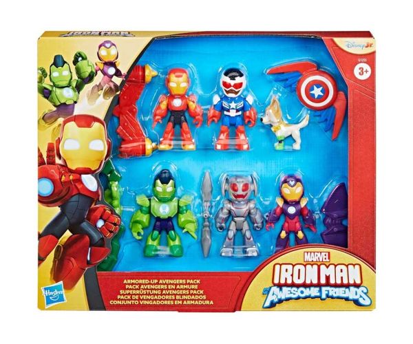 Marvel: Iron Man Obrnení Pomstitelia, 6-dielna sada figúrok - Hasbro