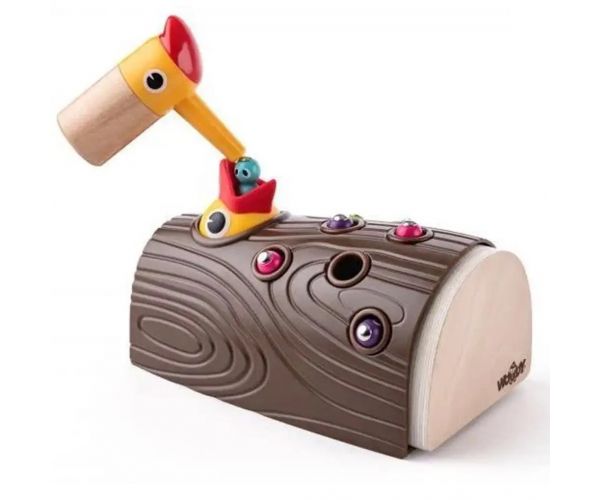 Magnetický ďateľ zručnostná spoločenská hra - Woodyland