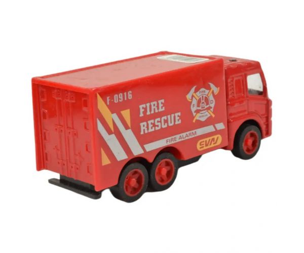 Fire Rescue: Hasičský kamión so zotrvačníkom v rôznych variantoch 9,5cm 1ks