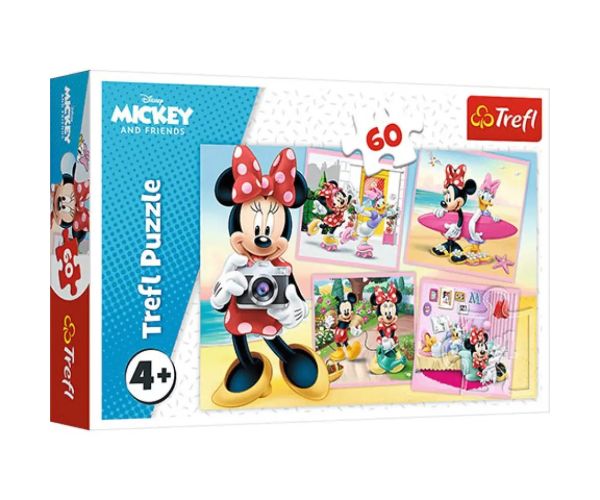 Minnie Mouse: Báječná Minnie 60 dielne puzzle - Trefl
