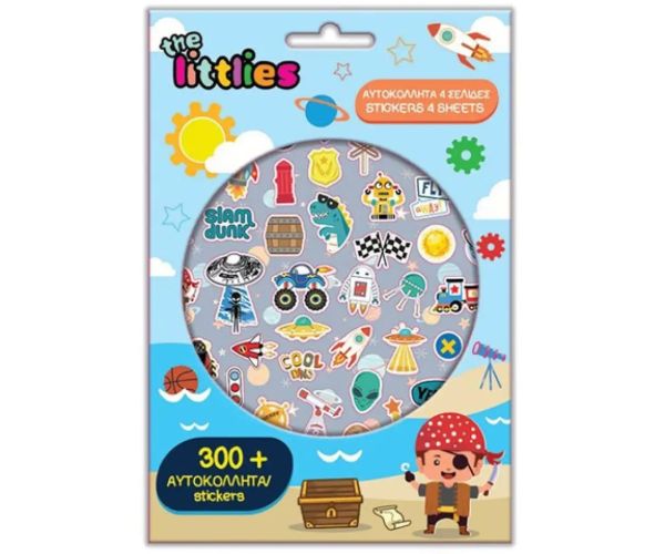 The Littlies: Chlapčenksý set nálepiek 300ks