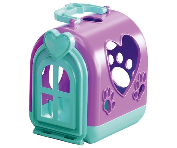 Luna: Cute Pet Home prekvapenie psíka v prenosnej búdke s doplnkami v rôznych variantoch 1ks