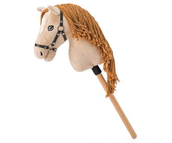 Gracia na hobby koni s pruhmi v béžovej farbe - Woodyland
