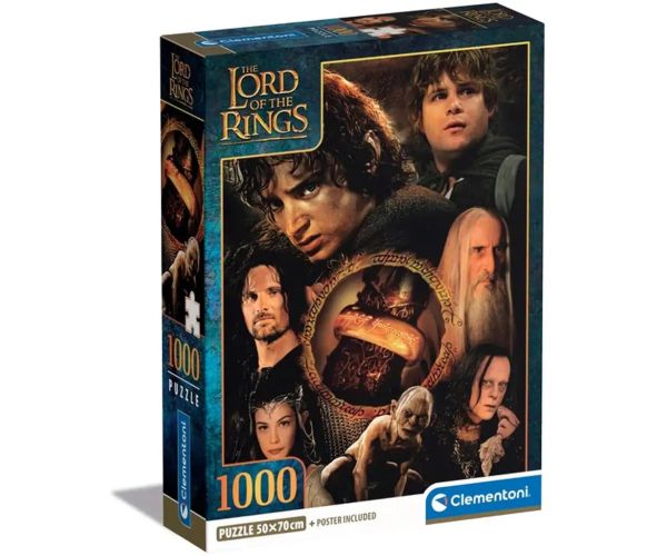 Pán prsteňov: Začiatok misie 1000-dielne puzzle - Clementoni