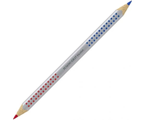Faber-Castell: Grip Junior hrubý modro-červený postairon