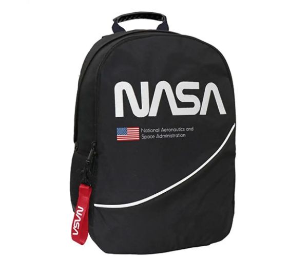NASA dvojkomorová školská taška, batoh 33x16x45cm