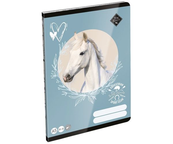 ICO: LizzySuli Wild Beauty Sport Club zošit bez liniek A/5 20-32