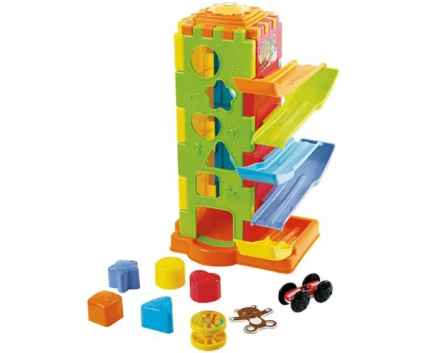 Playgo: 5 v 1 zručná skladačka veža