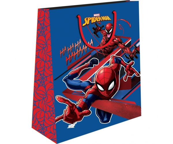 Luna: Darčeková taška s motívom Spider‑Mana v dvoch variantoch 1 ks 18 x 23 x 11 cm