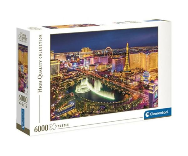 Las Vegas, Spojené Štáty Americké HQC puzzle 6000ks - Clementoni