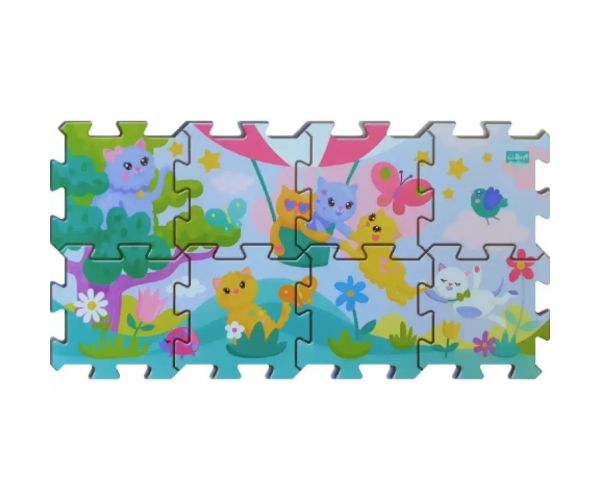 Nezbedné mačky penové puzzle - Trefl