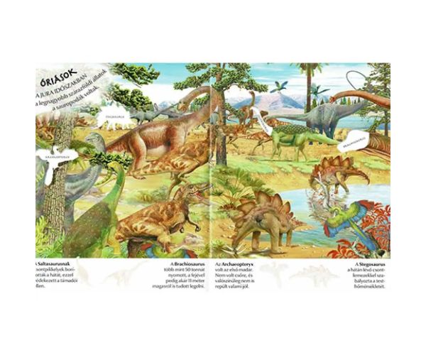 Aký zaujímavý je svet... Dinosaurusy samolepková kniha