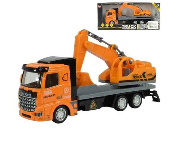 Super Truck: Nákladné auto s drapákom a zotrvačníkom 19cm