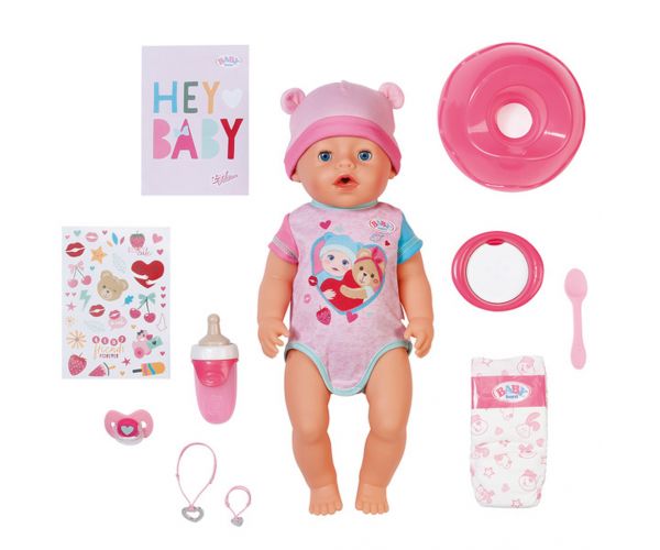 Baby Born: Emma interaktív bábika set s doplnkami 43 cm - Zapf Creation