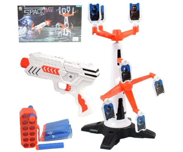 Space Wars: Zbraň s otočným terčom a nábojmi