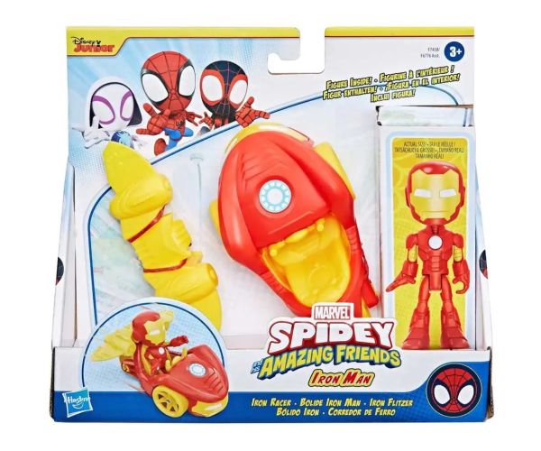 Spider-Man: Póki a úžasní priatelia - Iron Man akčná figúrka s vozidlom - Hasbro