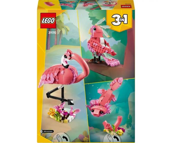 LEGO® Creator: Divoké zvieratá: Ružový plameniak (31170)