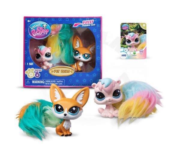 Littlest Pet Shop Pet Pairs zvieratko figura set – 6. séria