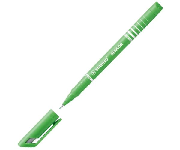 Stabilo: Sensor F svetlozelený popisovač 0,3mm