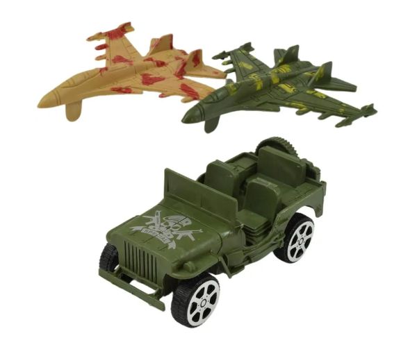 Military Set: Veľký vojenský hrací set s vozidlami a figúrkami vojakov