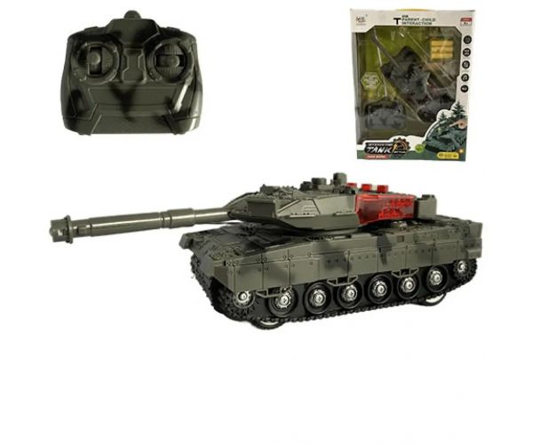 RC Tank Leopard 2 na diaľkové ovládanie so svetelnými efektmi 23cm