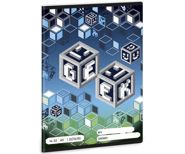 Ars Una: Geek A/5 linkovaný zošit pre 1. triedu 14-32