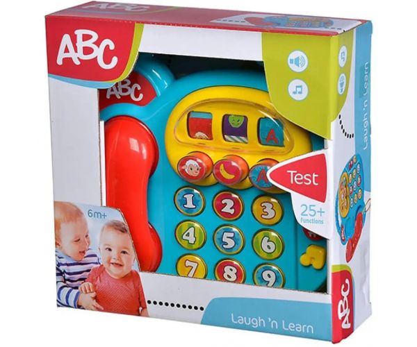 ABC farebný telefón so svetelnými a zvukovými efektmi - Simba Toys