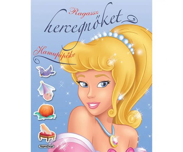 Prilep princezné! - Popoluška samolepkový zošit