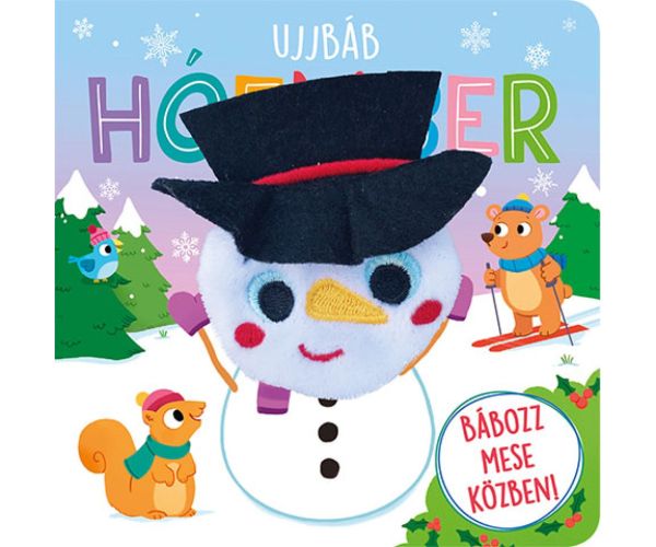 Prstová bábka snehuliak detská kniha