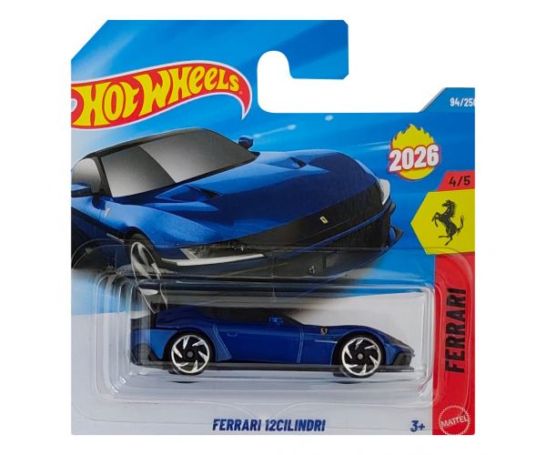 Hot Wheels: Ferrari 12Cilindri autíčko 1/64 - Mattel