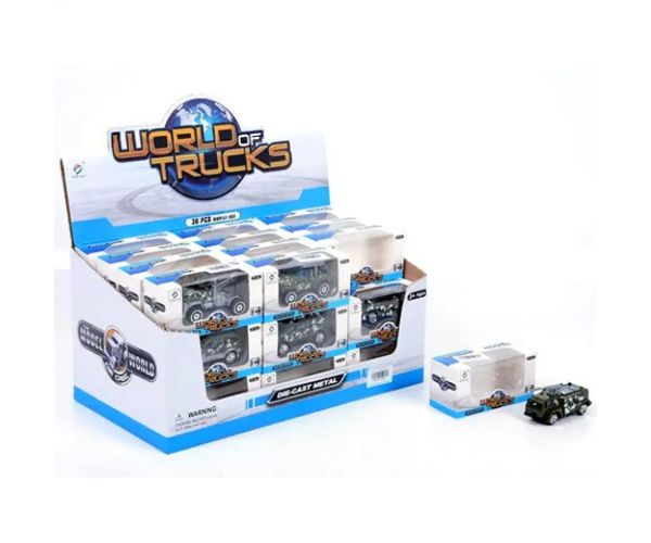 World of Trucks vojenské vozidlá, rôzne varianty