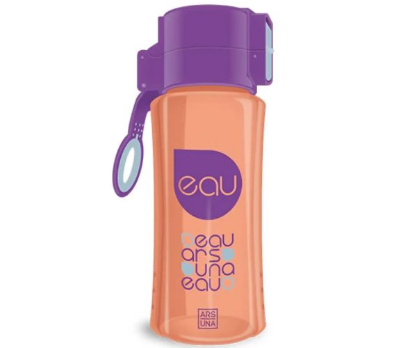 Ars Una: Fialovo-oranžová fľaša bez BPA 450ml