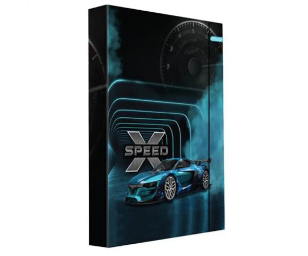 Spirit: X-Speed box na zošity -A4 s gumičkou
