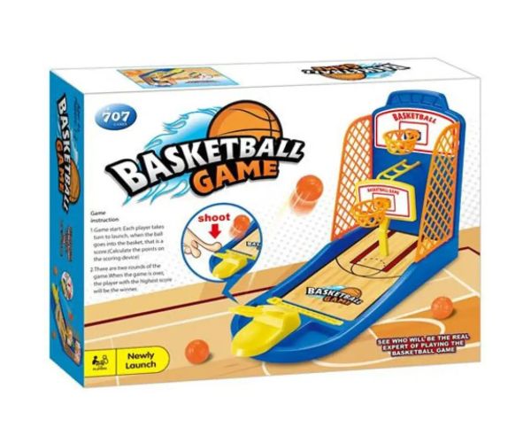 Stolný basketbal pre jedného hráča, set s odpaľovacím zariadením