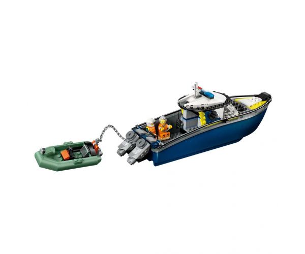 LEGO® City: Naháňačka s policajnou loďou (60456)