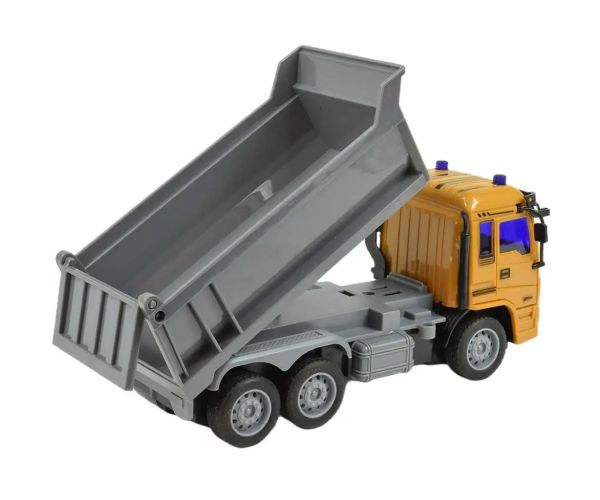 Stavebné nákladné auto so svetelnými efektmi na diaľkové ovládanie 27MHz 20cm 1ks rôzne varianty