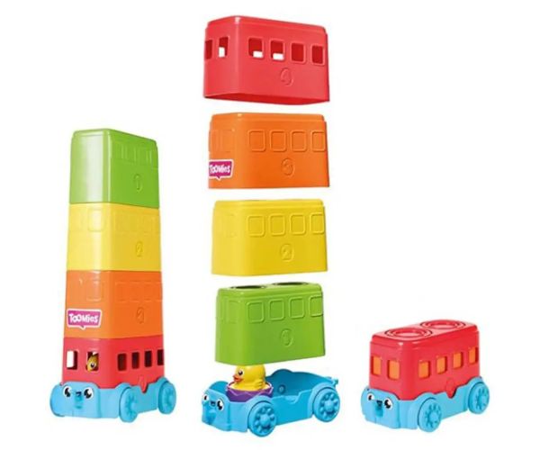 Tomy: Toomies - vajíčka, poschodový autobus, hrací set
