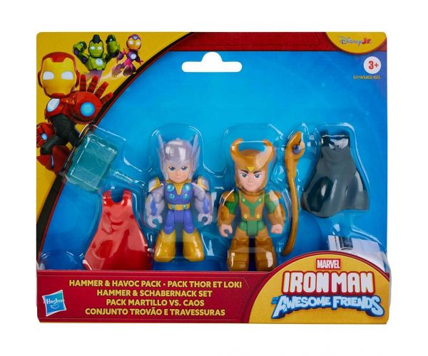 Marvel Iron Man a úžasní priatelia - Hammer & Havoc set Thor a Loki - Hasbro