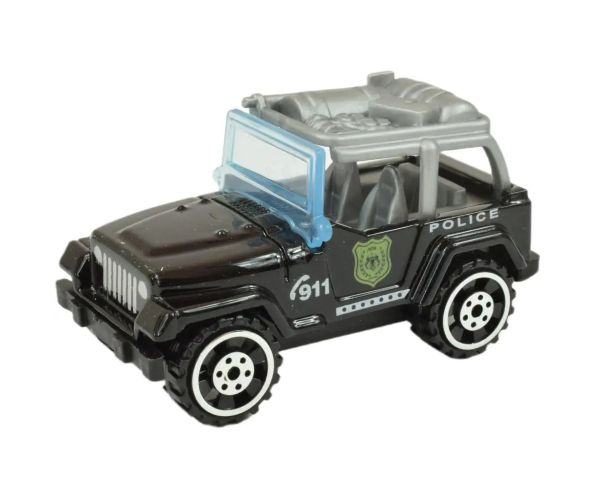 World of Trucks: Policajné autíčka v rôznych variantoch 7cm