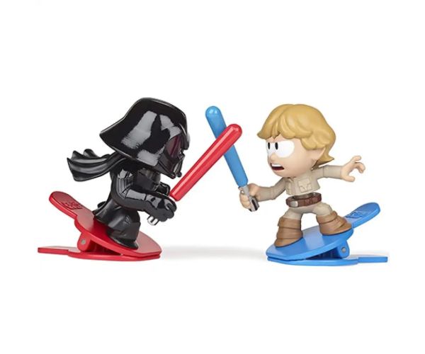 Star Wars Battle Bobblers Vader vs Luke štipcová figúrka - Hasbro