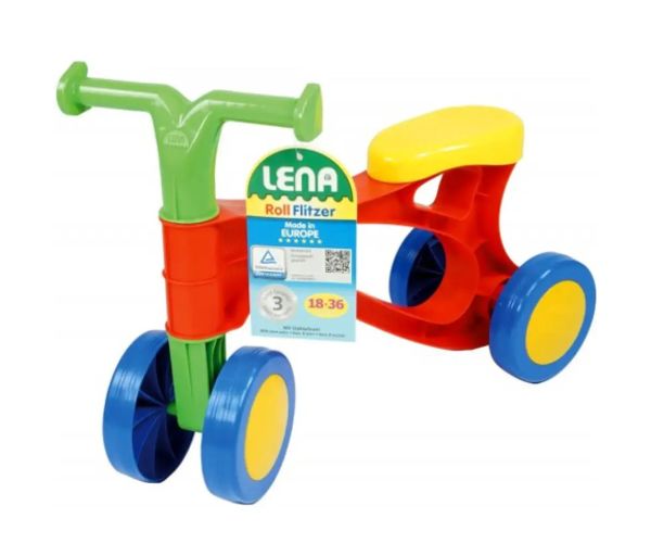 LENA: Červená motorka