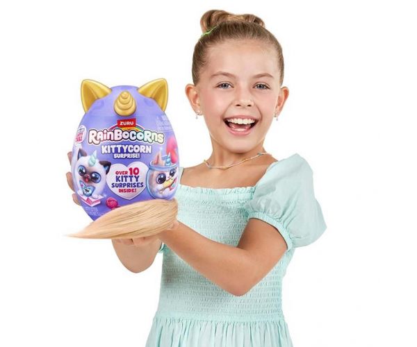Rainbocorns: Vrecková Kittycorn prekvapivá mačička plyšová figúrka v rôznych variantoch 1ks