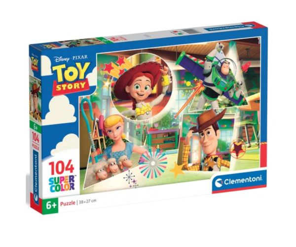 Toy Story Super Color puzzle 104 ks - Clementoni