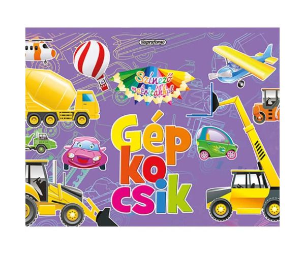 Omaľovánky s nálepkami - Zápisník s nálepkami áut