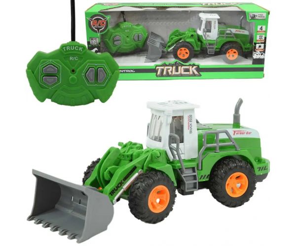 RC Čelný nakladač so svetlom na diaľkové ovládanie 1/48