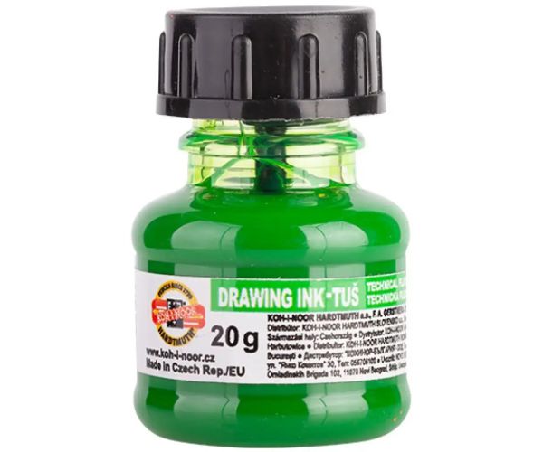 ICO: Koh-I-Noor V0141790502LP neónovo zelený atrament  20g