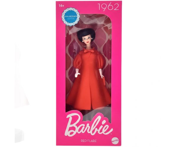 Barbie Red Flare 1962 zberateľská bábika 15cm