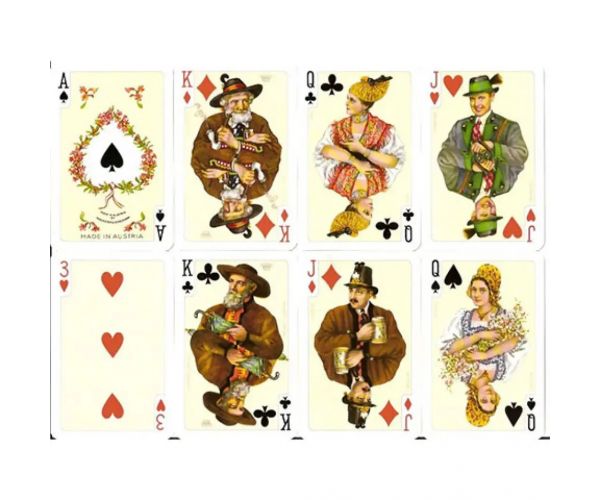 Luxus žolíkové karty - Folklore 2x55 kariet - Piatnik