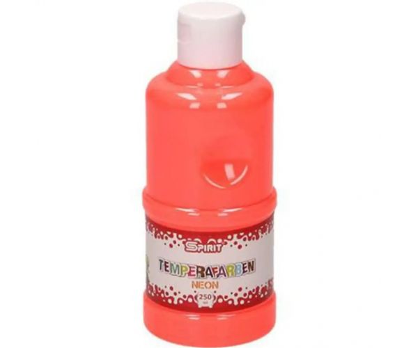 Neónovo-oranžová temperová farba 250ml